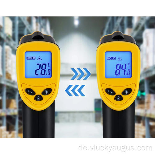 Industrielle Verwendung -50 bis 380 ° C Digitales Infrarot -Thermometer